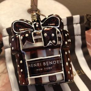 Iconic Henri Bendel glass ornament